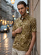 HADID SHIRT SHORT SLEEVE (GOLD OLIVE)